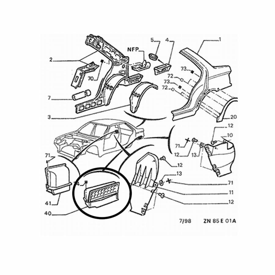 EXTRACTOR TRASERO AIRE